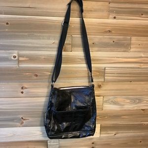 The Sak patent leather crossbody purse!